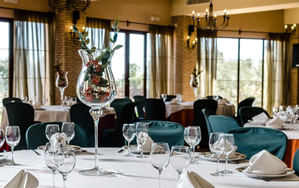 Vista del Restaurante del Hotel Rural Los Nogales