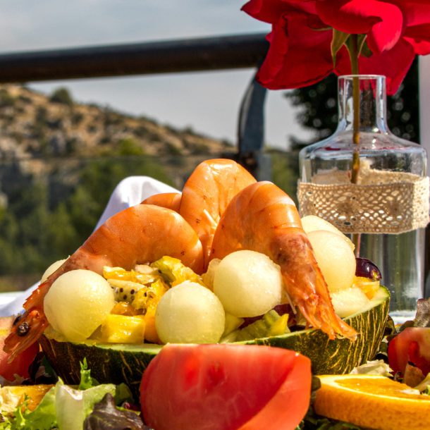 Plato tipico del Restaurante hotel Los Nogales