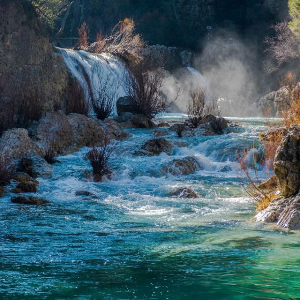 Vista del rio Borosa en Cazorla