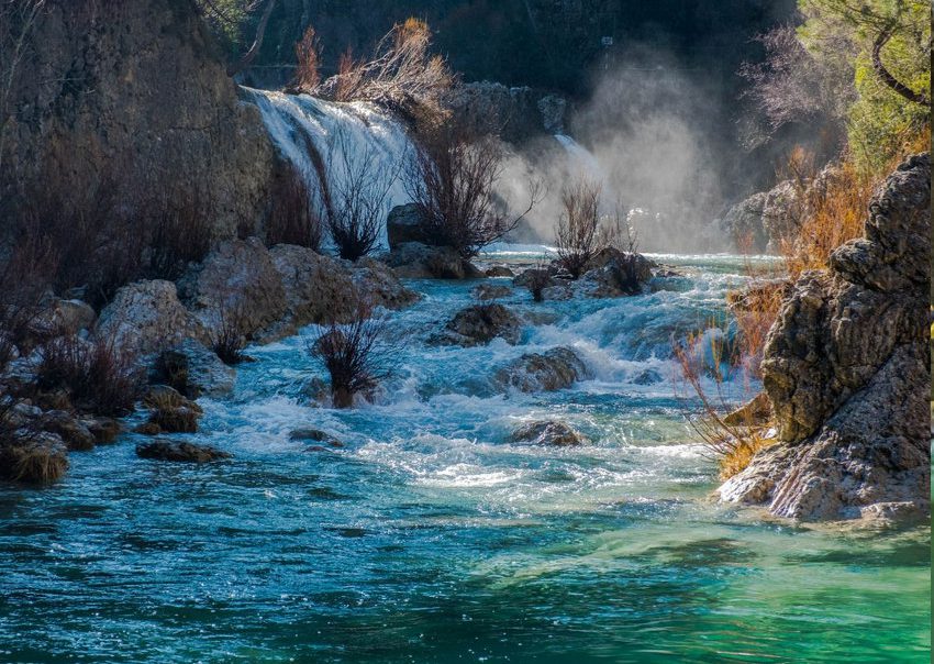 Vista del rio Borosa en Cazorla