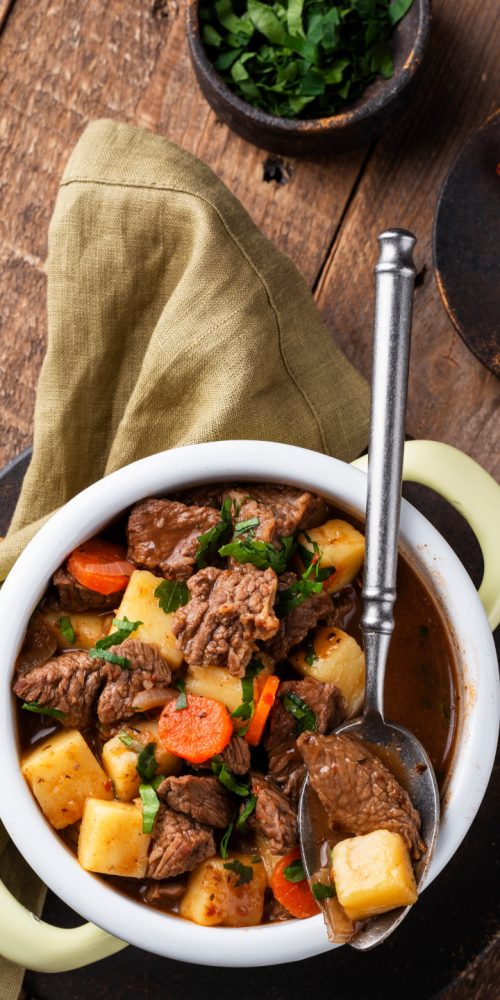 Guiso de carne del Restaurante del Hotel Rural Los Nogales